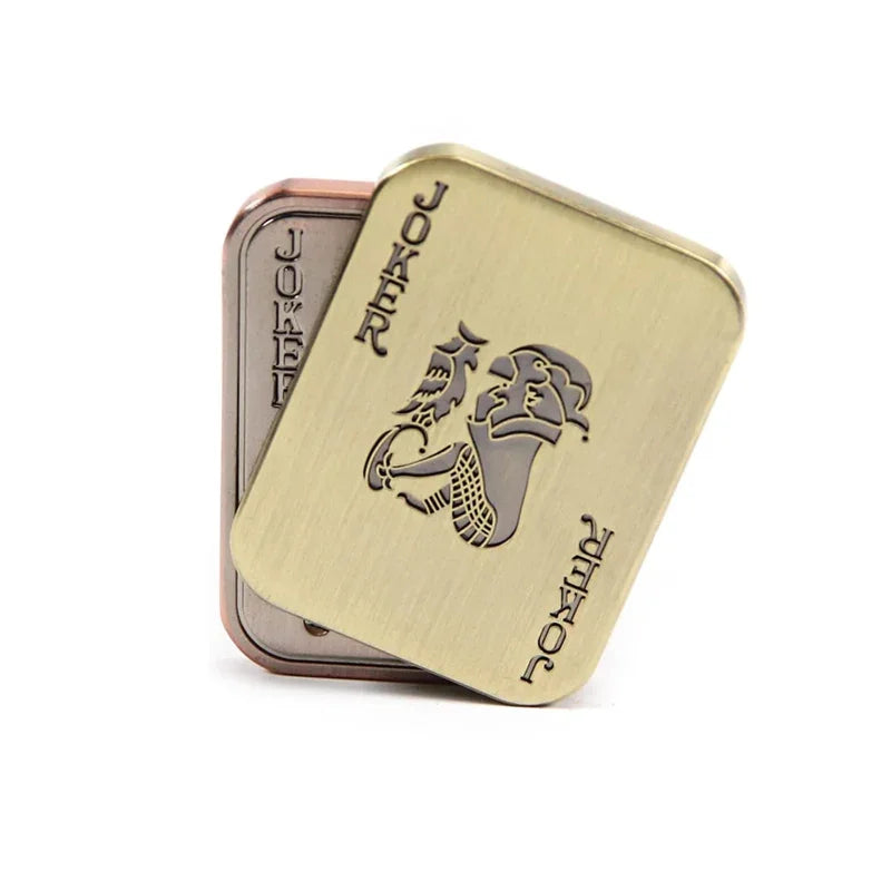Magnetic Poker Push Card Fidget Toys Adults Anxiety And ADHD Relief Metal EDC Slider Juguetes Antiestres Ansiedad