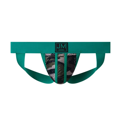 Jockmail Unisex Panties Camouflage Sisy Tanga Mesh Sexy Toy for Man Mustarbet 4PC Ropa Interior Hombre Summer New Jockstrap