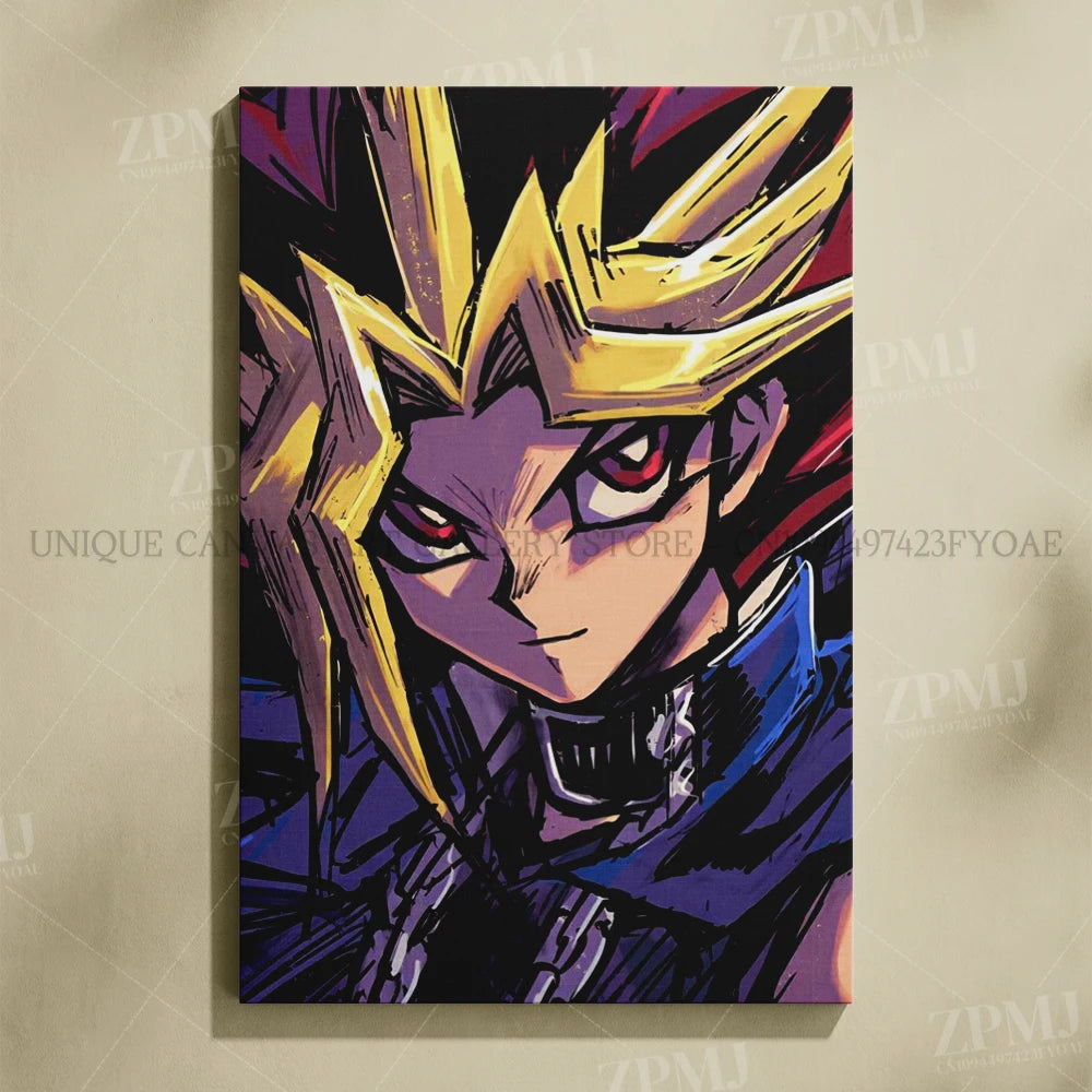 Yu-Gi-Oh! Canvas Pictures Painting Anime Figures Home Decoration Prints Poster For Living Room Frameless Wall Artwork Mural