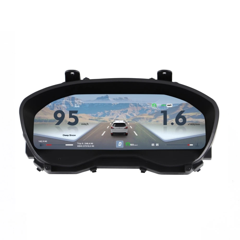 LCD Screen For Subaru Forester 2013-2024 Speedometer Car Digital Cluster Virtual Cockpit Dashboard Instrument Panel Carplay