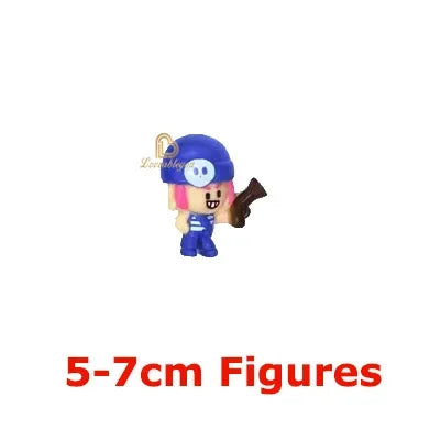 24pcs Anime Mini Figures Accessories Charms Poco Spike Nita Cute Cartoon Heroes Model Toys Game Collectibles for Children Gift