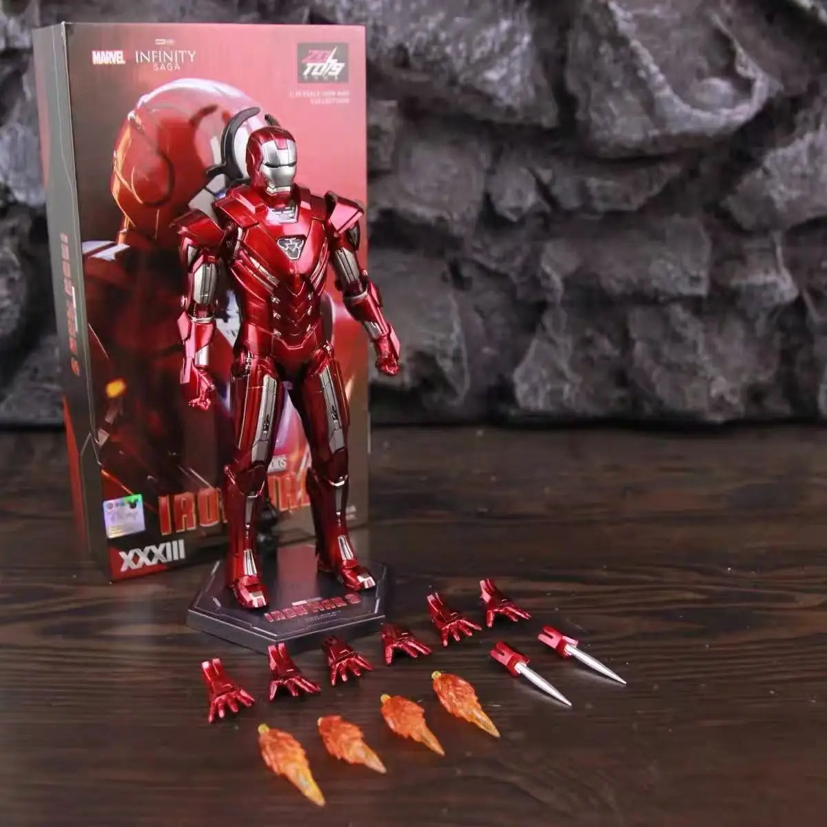 ZD Toys Iron Man Action Figures (Models: MK1-MK10,MK9, MK12, MK14, MK15, MK18, MK28, MK38, MK40, MK42, MK43,MK46 7-Inch, etc