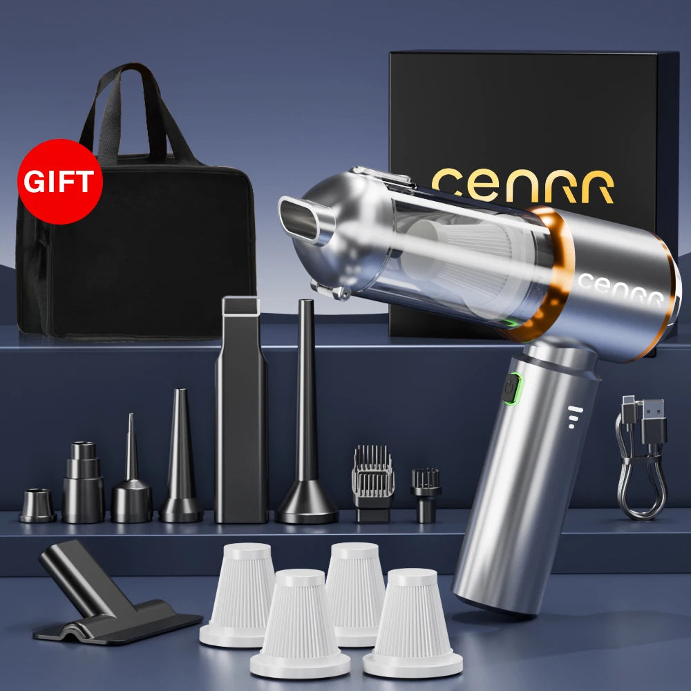 CENRR NEW Car Vacuum Cleaner  Powerful Mini 998000PA Portable Vacuum Cleaner for Home Appliance Handheld Blower Car Cleaner