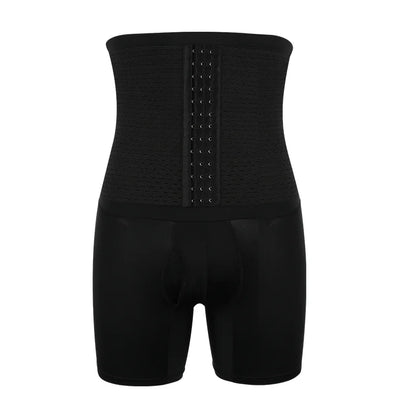 Slimbelle Men's Shapewear Boxer High Waist with Hook Fajas Tummy Control Shorts Slimming Body Shaper High Stretch Butt Lifter