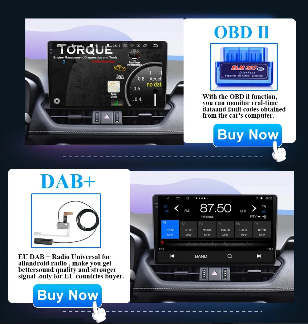 For ford focus 2 Mk2 2004-2008 2009 2010 2011 Android Auto GPS 2din autoradio GPS 2din DVR Android 16 Car Radio 4G+WIFI Carplay