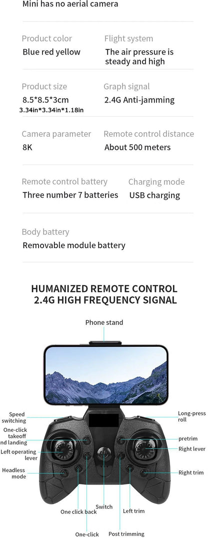 2025 DWI NEW MINI  RC Quadcopter Remote Control DRON D12 HD Dual Camera Fixed Height Rc Plane  aldult Children's Toy  GIFTS