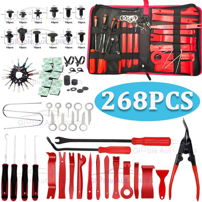 Car Interior Disassembly kit plastic trim removal tool car clips puller diy Panel Tools for auto trim puller set Hand Tool Set
