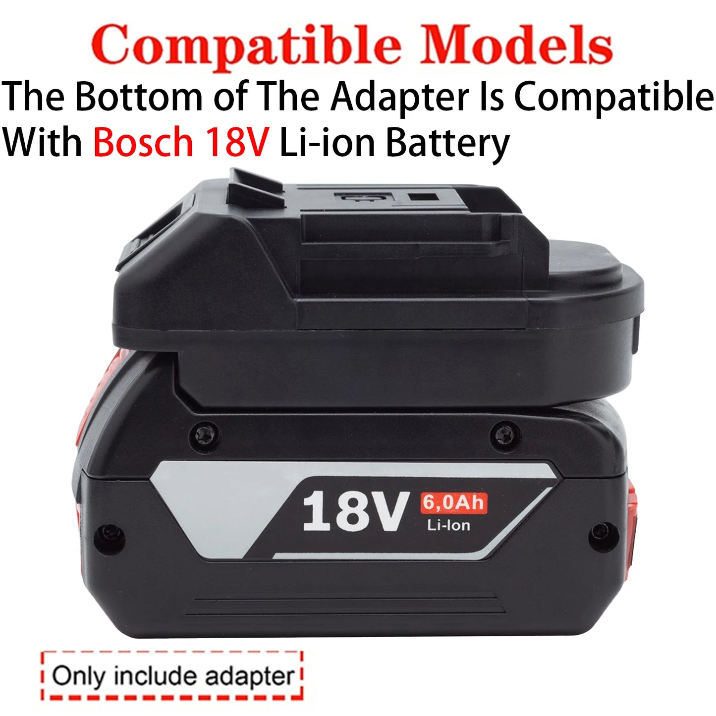 Battery Adapter Converter For Makita 18V LXT Li-ion Tool To Bosch 18V Li-ion Battery Adapter Power Tool Accessory