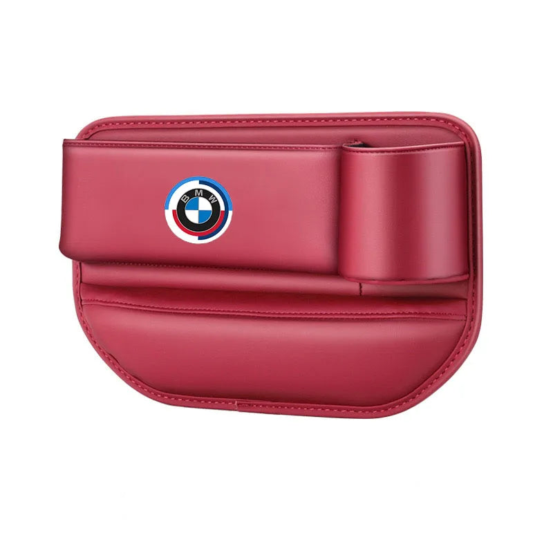 Car Front Seat Crevice Storage Box Pocket With Cup Holder for BMW E30 E34 E36 E39 E46 E52 E53 E60 E61 E62 E70 E83 Accessories