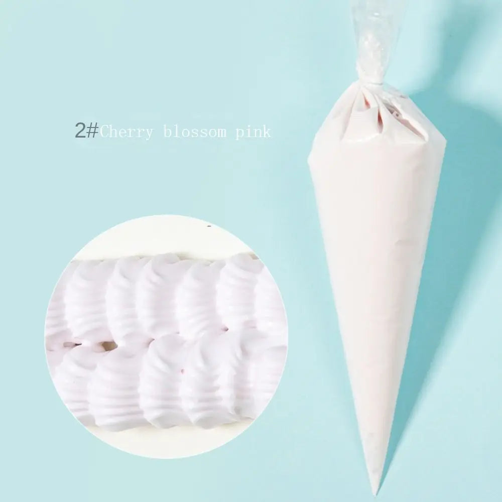 Creative Imitation Cream Glue Fake Whipped Clay Glue Soft Clay with Nozzle Clay Glue Cream in Bags 100g Cream Gum DIY Hair Clip