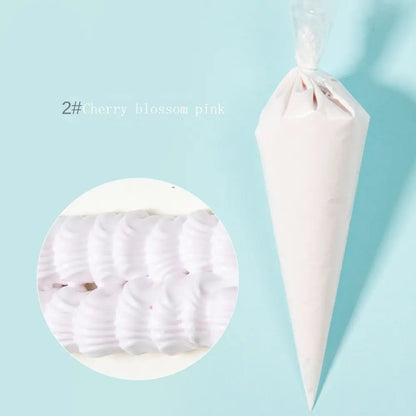Creative Imitation Cream Glue Fake Whipped Clay Glue Soft Clay with Nozzle Clay Glue Cream in Bags 100g Cream Gum DIY Hair Clip