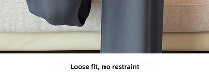 High Waist Wide Leg Pants Women's Loose Casual Straight Nine Points Super plus Size Slimming Trousers Korean Sle Spring Aut...