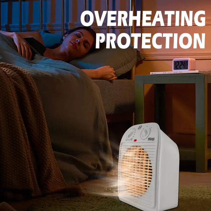 Desktop Office Heating Fan Compact Portable Electric Fan Heater 2000W Portable Plastic Household Heater