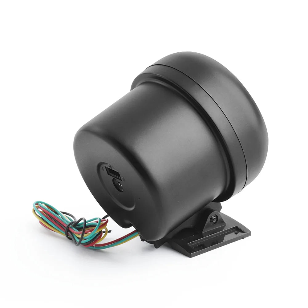 12V Tachometer Gauge 3.75'' Car Universal Black Tachometer Gauge 7color Inter Shift Light 0-8000 RPM Fit 4 6 8 Cylinder