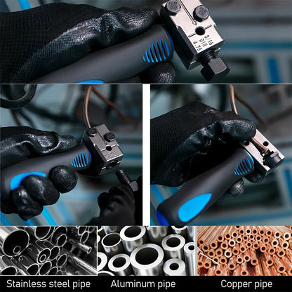 11PCS Brake Line Flaring Tool Kit Professional Double & Single Flare Tool for DIN SAE 4.75mm/6.35mm Brake Pipes