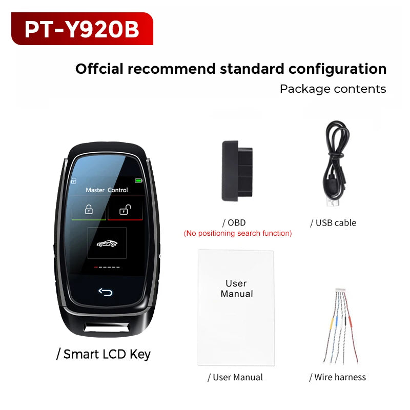 Universal CF920 Modified Smart LCD Key Comfortable Entry Auto Lock Keyless Go For BMW Ford Toyota Audi Benz Kia Lexus Hyundai VW