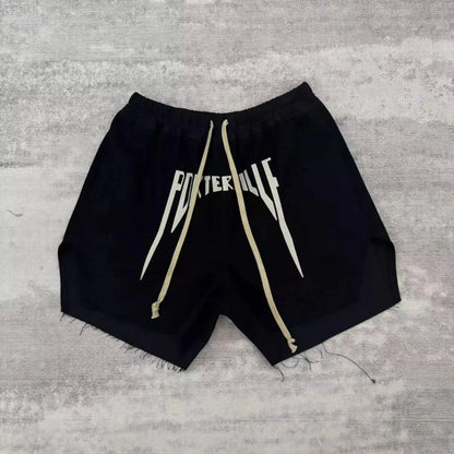New 2025 Novelty High Zipper Rick Tactics Heavy Skateboard Street Cotton Casual Shorts Hip-hop Parkour Cargo size 46 48 50 #B3