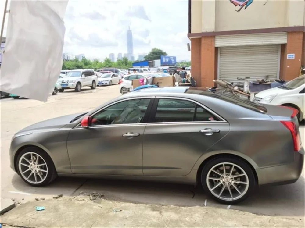 Multiple Colors Ice Metallic Matte Chrome Vinyl Car Wrap Film with Air Release Satin Car Stickers Foil