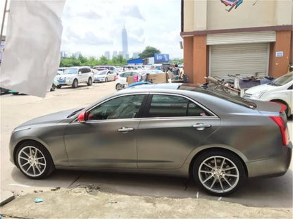 Multiple Colors Ice Metallic Matte Chrome Vinyl Car Wrap Film with Air Release Satin Car Stickers Foil