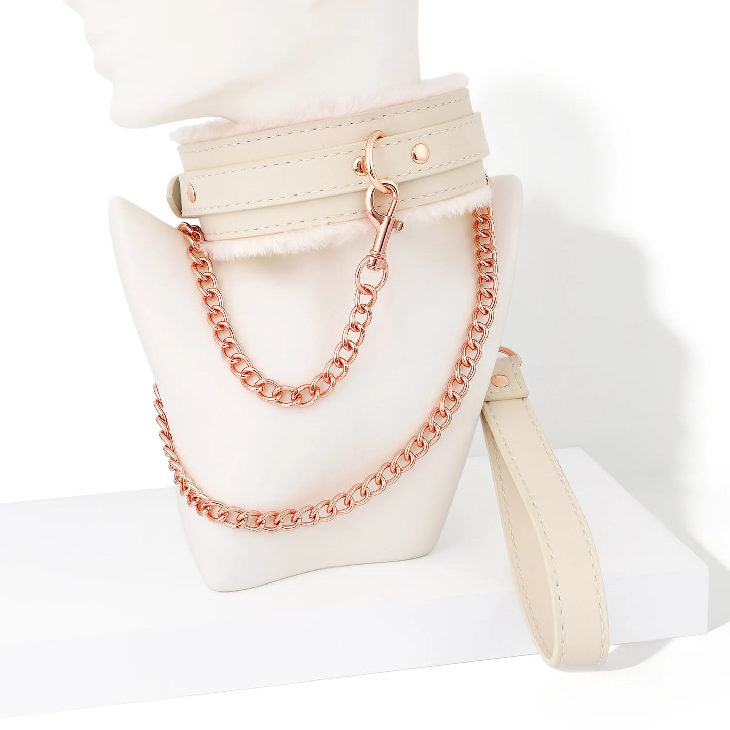 White PU Leather Sex Handcuffs Ankle Cuffs And Collar Bdsm Bondage Set Sex Toys for Couples Womens Erotic Accessories Products ﻿