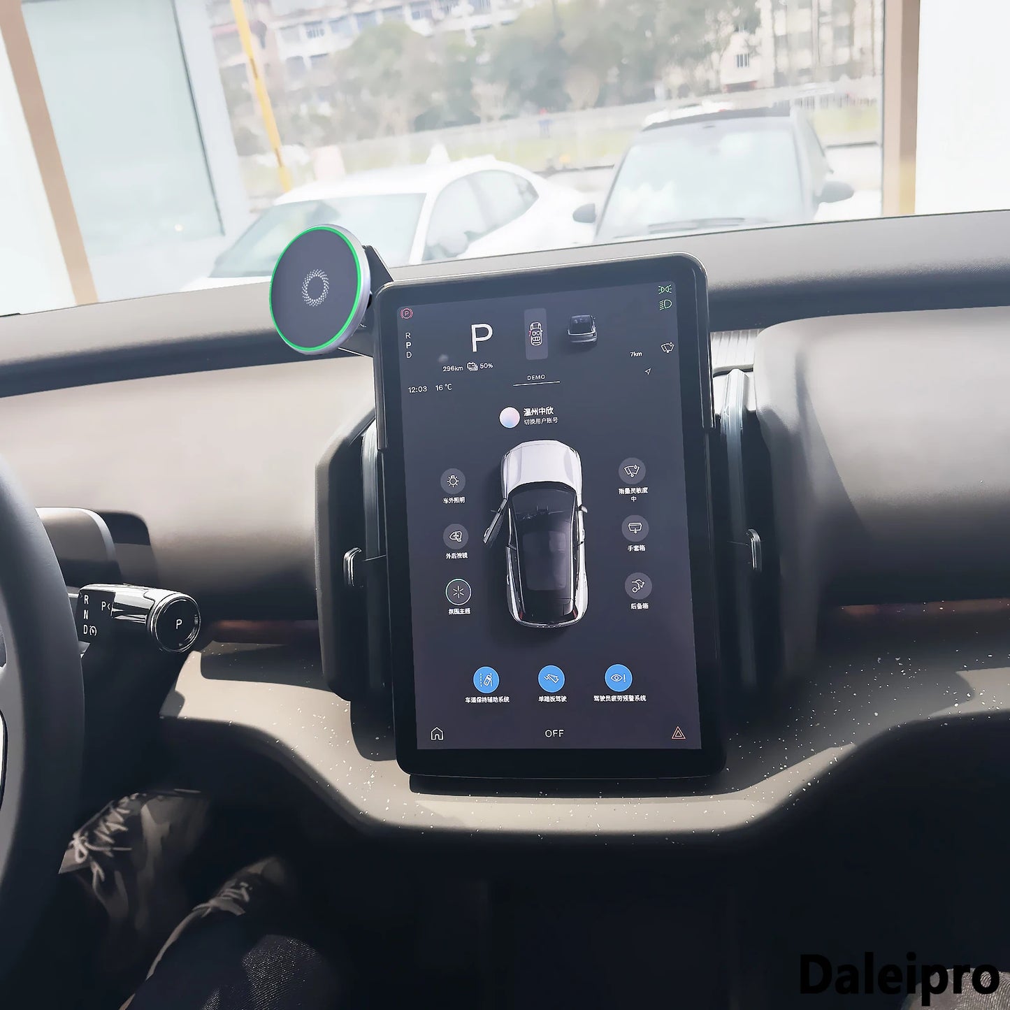 For Volvo EX30 2025 Car Phone Holder Mobile Phone Wireless Charger Stand Magnet Mount Car MagSafe Mounts for EX30 Accessories