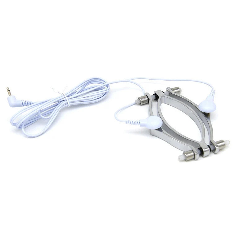 Promotion Electroshock E-stim Sex Products Electrosex Penis Ring E-stim Anal Butt Plug Electrostimulation Nipple Clamps Estim