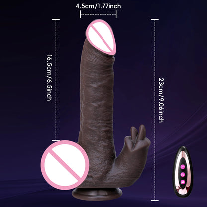 Thrusting Dildo Vibrator Adult Sex Toys Licking Vibrator Realistic Dildos Suction Cup Big Penis Adult Toys for Women & Couples