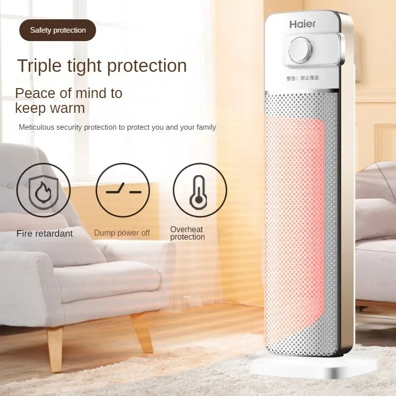 Haier HN2011 Electric Heater - Energy Saving Small Sun Heater with Remote Control and Timer for Home and Office 220V Heater