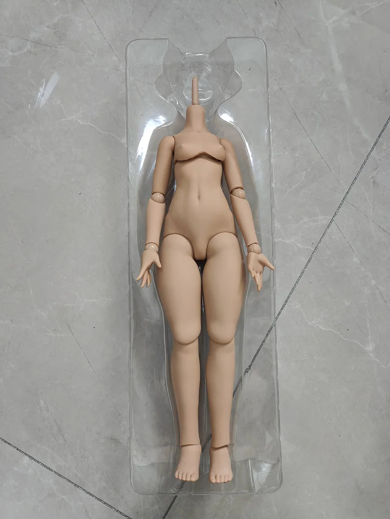 Original 1/4 Imomodoll Doll 2.0 Version White/Tan Skin Soft Rubber Original MJD BJD Body Head Girl Toys Birthday Gift,No Clothes