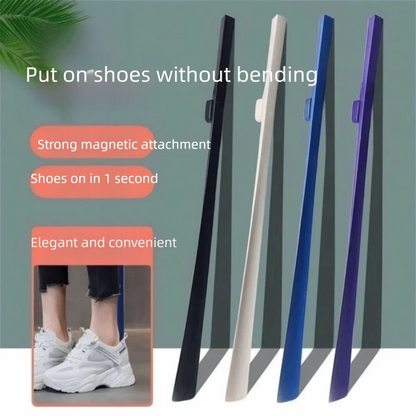 Extended Long Handle Shoe Horn Extended Length Plasti Shoe Puller Magnetic No Bending Knee Magnetic Shoe Horn Elderly People