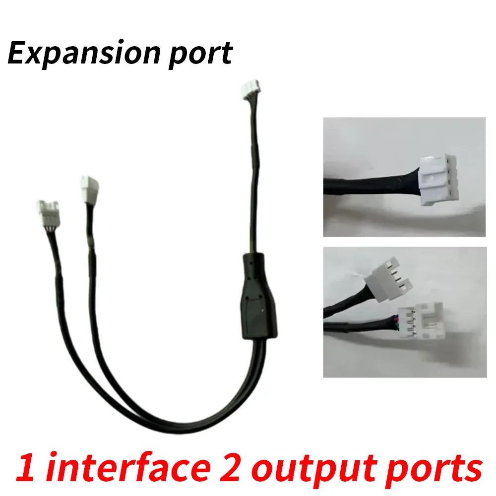 Dual Zone Full Colors LED Ambient Light Accessories Symphony Streamer 3wires 3pins Main control box speakers 35/75/110cm strips