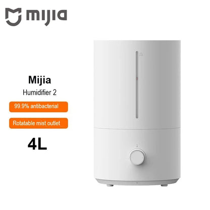 Original Mijia Humidifier 2 300mL/h Humidification 4L Large Capacity Mist Maker Add Water Home Humidity Control Low Sound Home