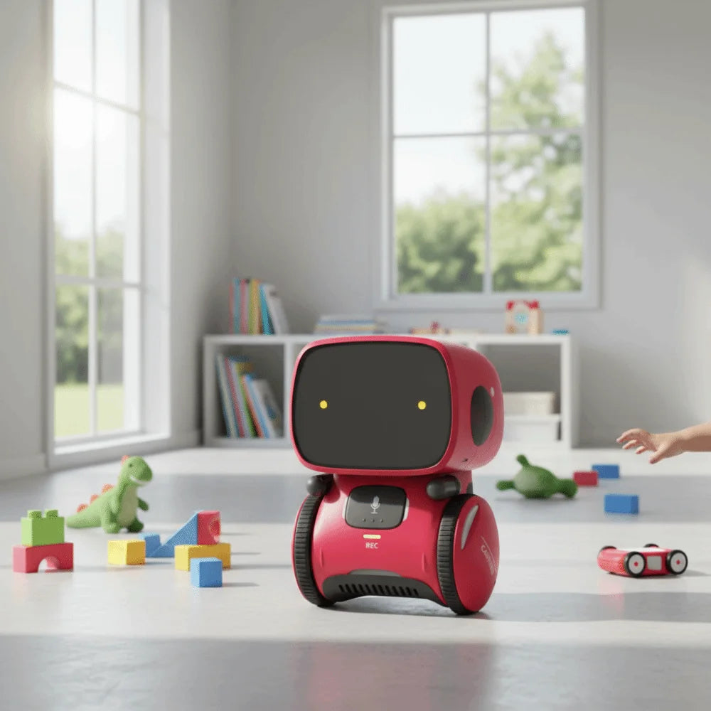 Voice Command Emo Robot Dance Function Singing Function Interactive Robot Repeating Function Sensor Technology Intelligent Robot