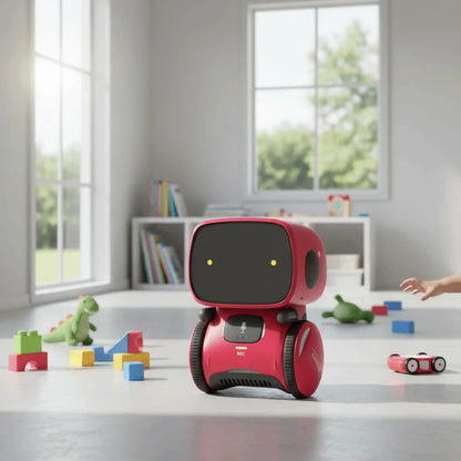 Voice Command Emo Robot Dance Function Singing Function Interactive Robot Repeating Function Sensor Technology Intelligent Robot