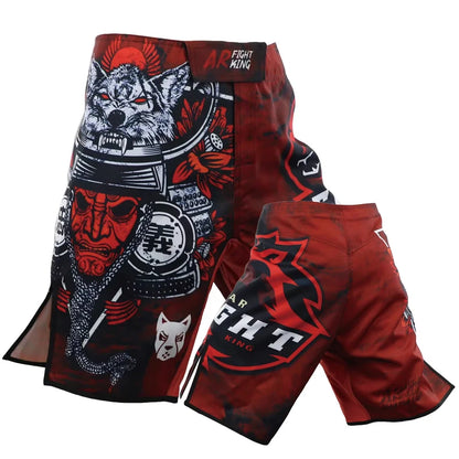 Fighter Jujitsu Sports 5-point Length Shorts Gym Jujitsu Taekwondo Thai Boxing Shorts Fighter Dress MMA Boxing Pants Size XXS-XL