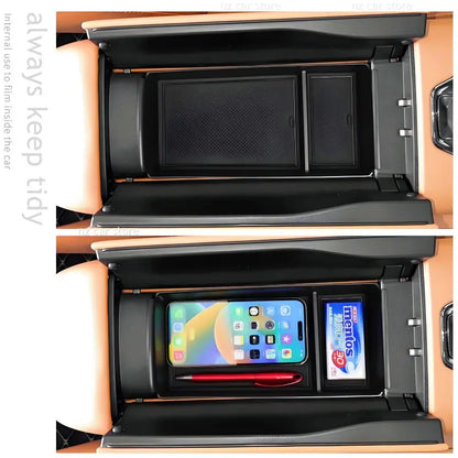 Armrest Storage Box Organizer For GAC AION V 2025 2026 Car Organizer Interior Accessories