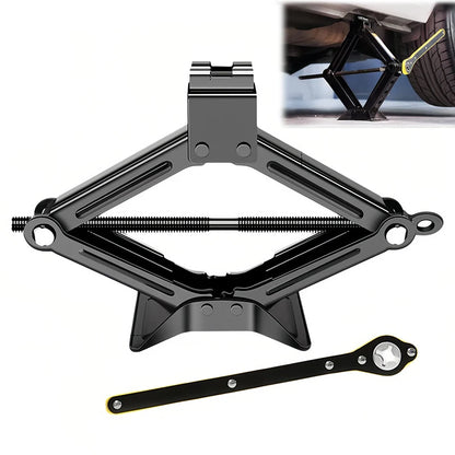 Portable Car Jack Scissor Jack Labor Saving Hand Cranked For Tire Replacement Vehicle Repair Car SUV Van Repair Tool Accessories