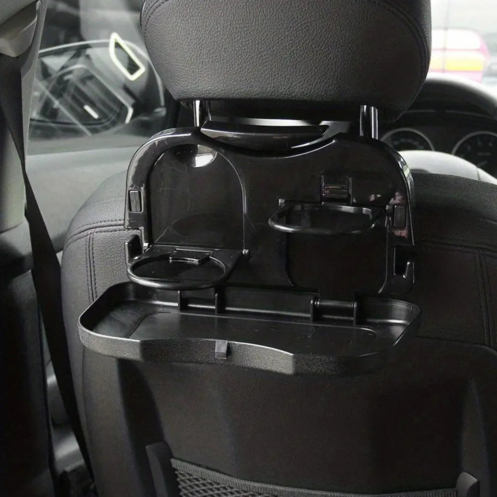 Car Mini Desk Handle Table Seat Back Holder Folding Meal Tray Drink Cup Coffee Stand Storage Case Off Road 4x4 Auto Accessories