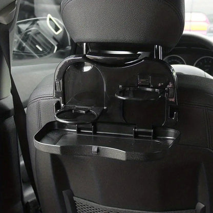 Car Mini Desk Handle Table Seat Back Holder Folding Meal Tray Drink Cup Coffee Stand Storage Case Off Road 4x4 Auto Accessories