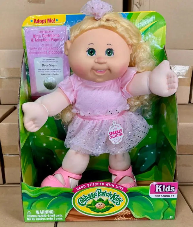Cabbage Patch Kids Doll Special Sparkle Edition New Fashion Rainbow Garden Sittin Pretty Holiday Helpers Berry Holiday Girl Toys