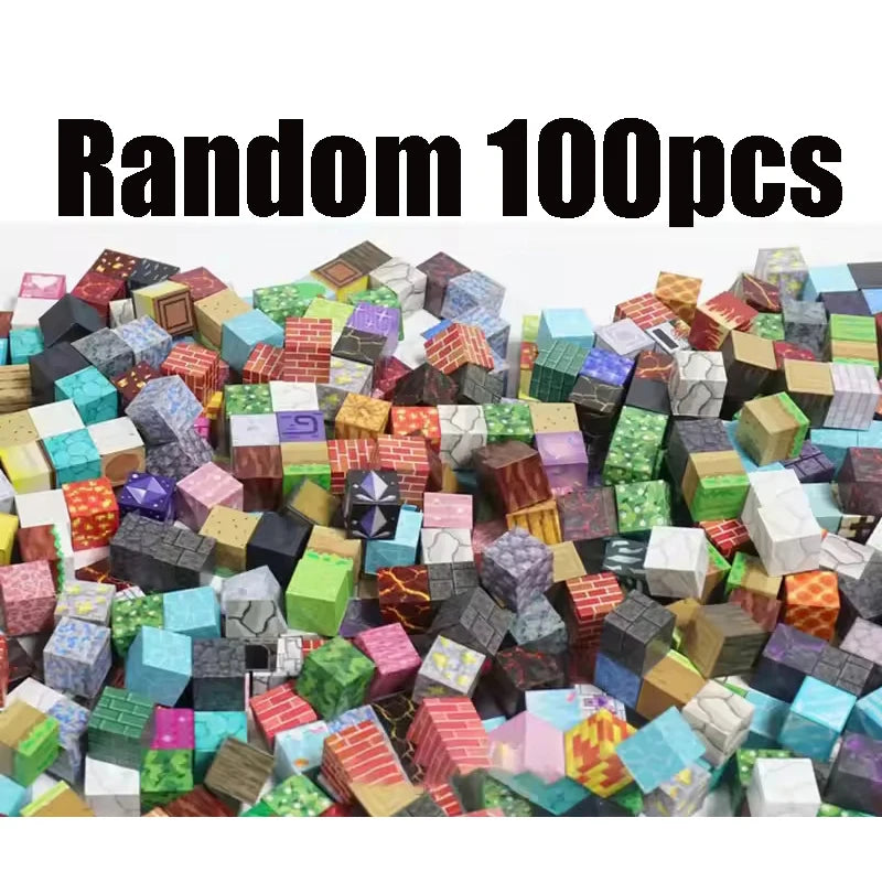 10-500PCS Magnetic Building Blocks Magnet Set Bricks Mini World STEM Construction DIY Educational Toys For Kids Birthday Gifts