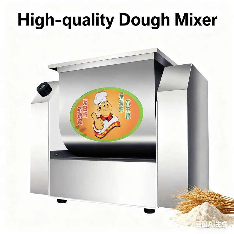 Commercial Electric Kitchen Flour Dough Kneading Mixer Machine Food Minced Meat Stirring Pasta Mixing Bread Blender Maker 220v