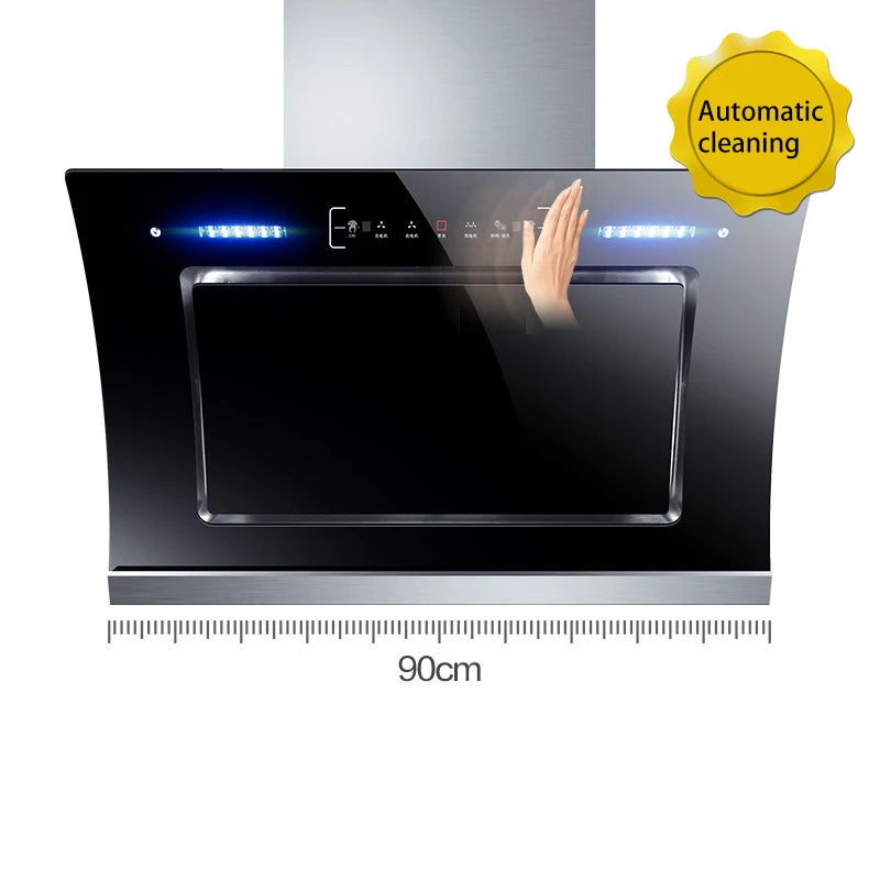 New kitchen Range Hood Exhaust arge Suction For Home Kitchen Dual Motor Side Suction  220V