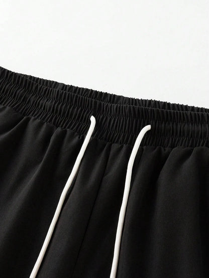 plus Size Men's Casual Fashion Work Shorts for Daily Outings Ideal Gift for Boyfriend