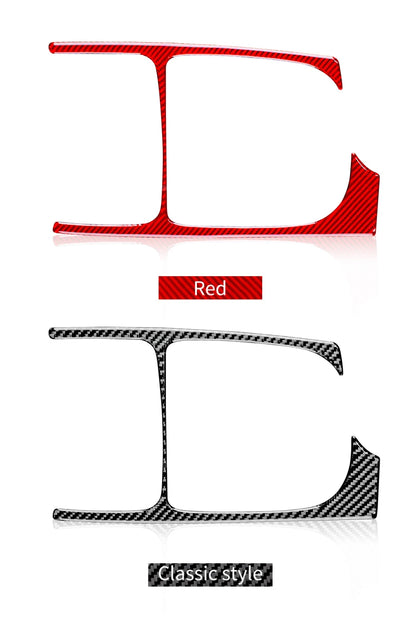 For Subaru Impreza WRX STI 2002-2004 Manual Gear Shift Panel Cover Soft Carbon Fiber Sticker Car Interior Trim Accessories Kit