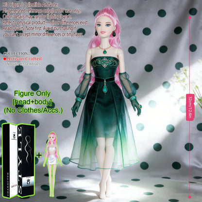 BJD MJD 1/6 Realistic Supermodel Doll 12.6 Inch Ball Jointed Articulated Posable Collectible NoClothes
