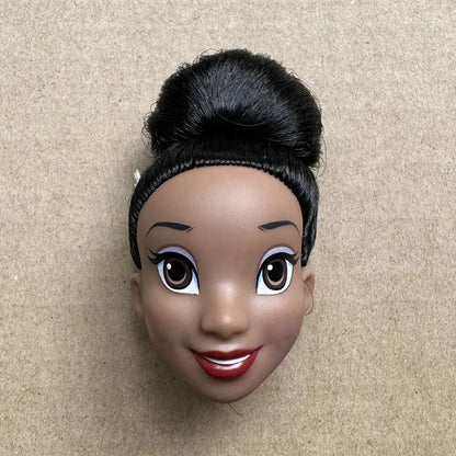 1/6 Vintage Doll Heads Mermaid Racer Super Model Princess For 30cm Solid Male Female Children Playing Birthday Gifts