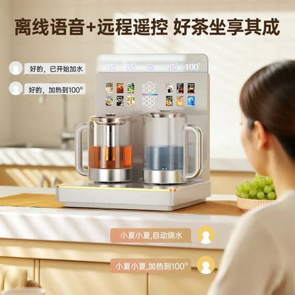 Water dispenser, home tea bar machine, health pot, milk frother, desktop high-end dual heating dual-use, direct drinking