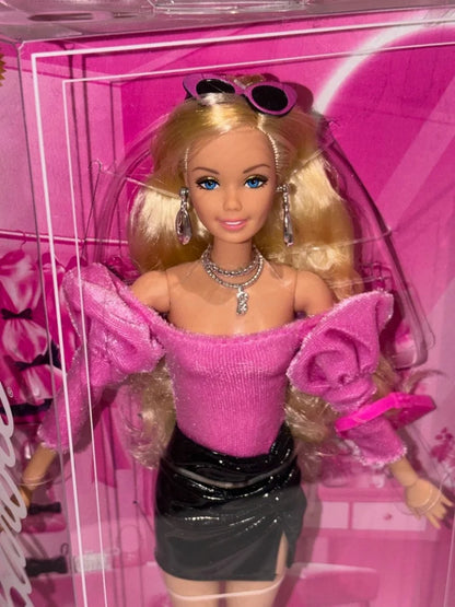 2026 New Arrival Genuine Barbie Signature Deluxe Fashion Series Pink & Black Lace Collectible Doll Toy Gifts