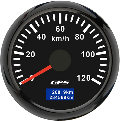 30/60/80/120/200 Km/h GPS Speedometer 52MM Car Truck Speed Gauge Meter With GPS Antenna With 7 Color Backlight 9-32V